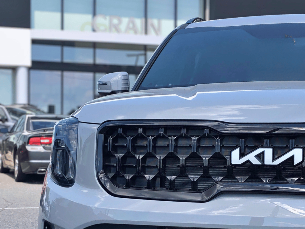 Grille of 2025 Kia Telluride at Crain Kia of Sherwood