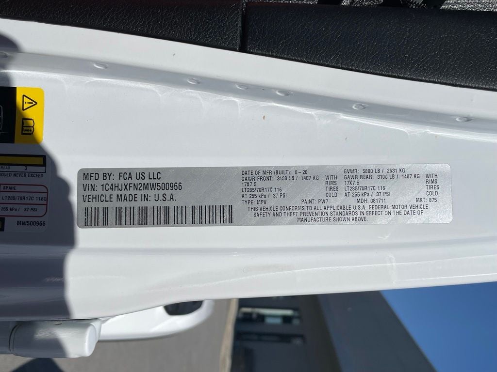2021 Jeep Wrangler Unlimited Rubicon - SKY ONE-TOUCH / T-ROCK CUSTOM EDITION