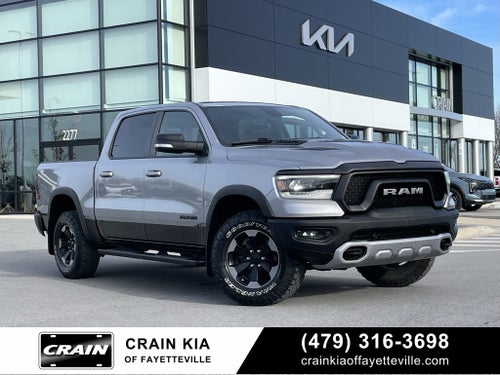 2019 RAM 1500 Rebel - RED INTERIOR ACCENTS / LEATHER BUCKET SEATS
