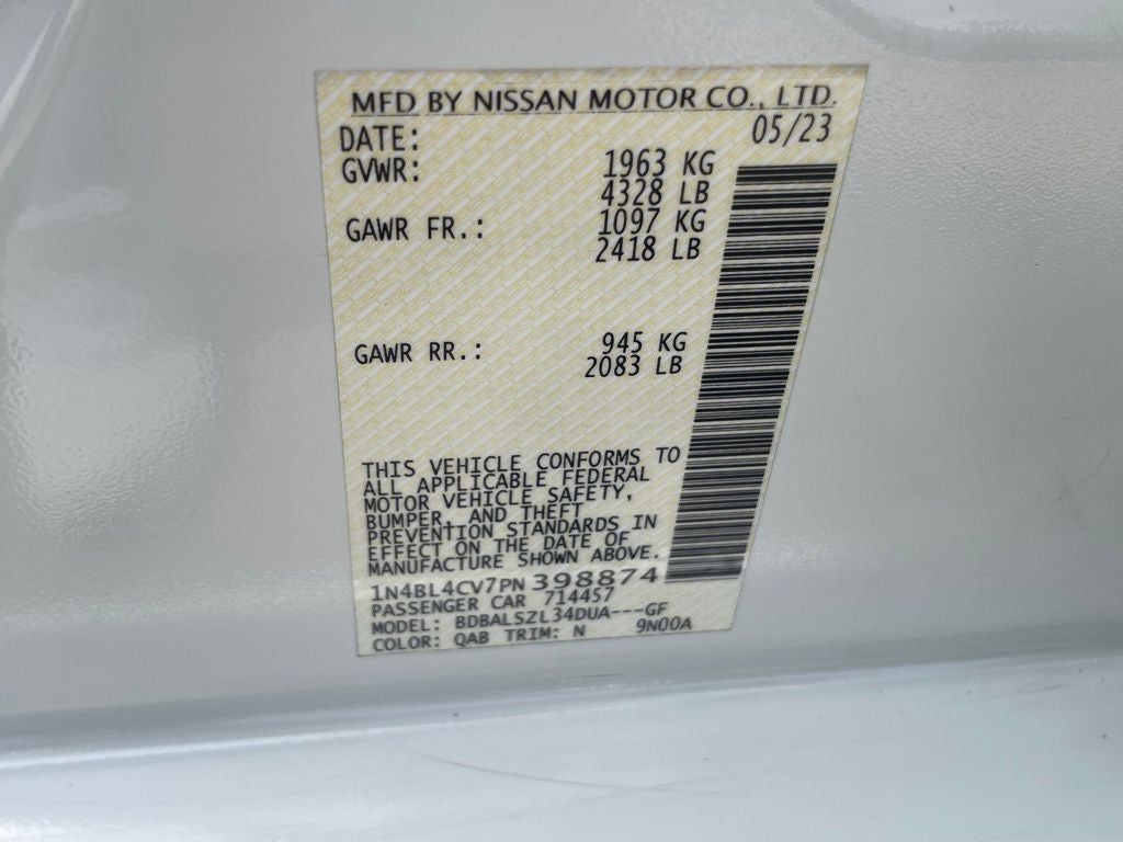 2023 Nissan Altima 2.5 SR - REMOTE START / APPLE CARPLAY