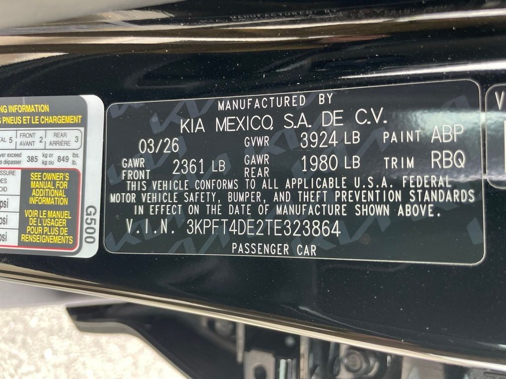 2026 Kia K4 LXS