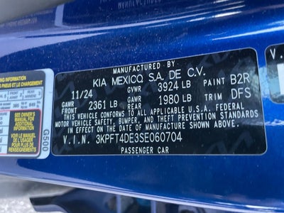 2025 Kia K4 LXS - ONE OWNER