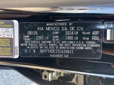 2026 Kia K4 LXS