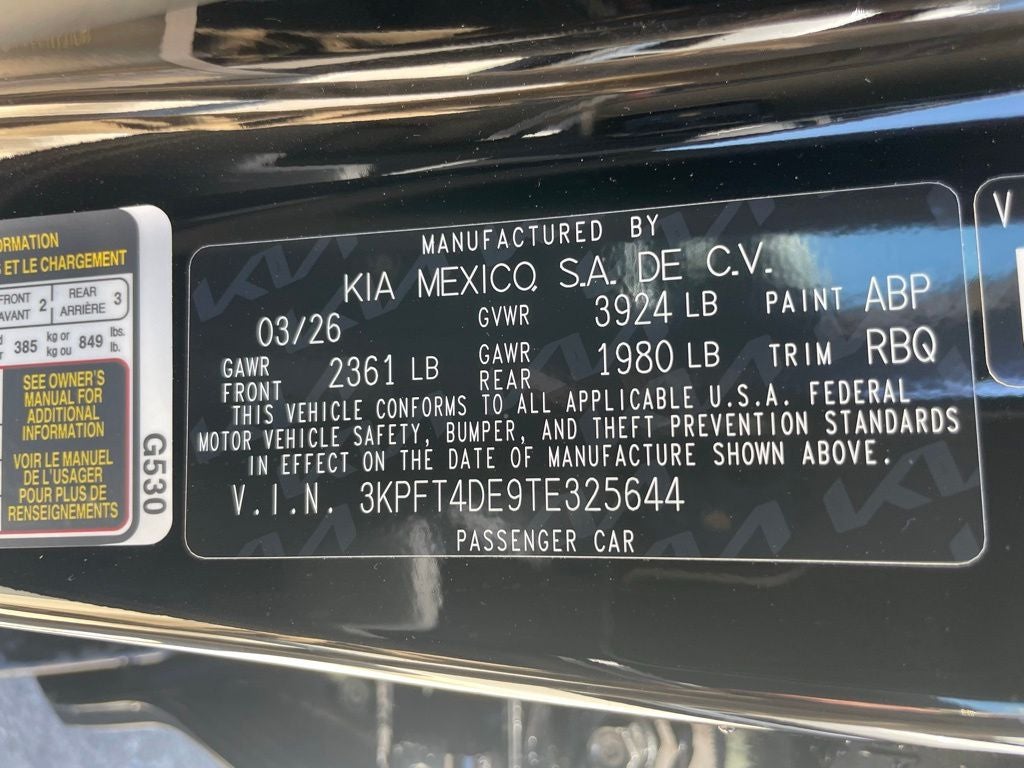 2026 Kia K4 LX