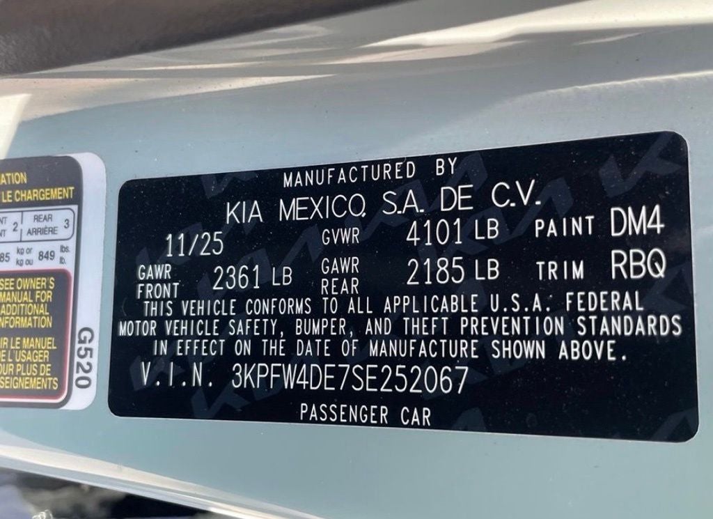 2025 Kia K4 GT-Line - KIA CERTIFIED /APPLE CARPLAY