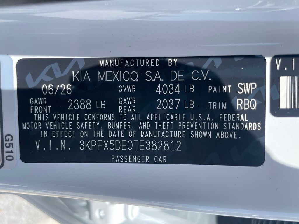 2026 Kia K4 EX