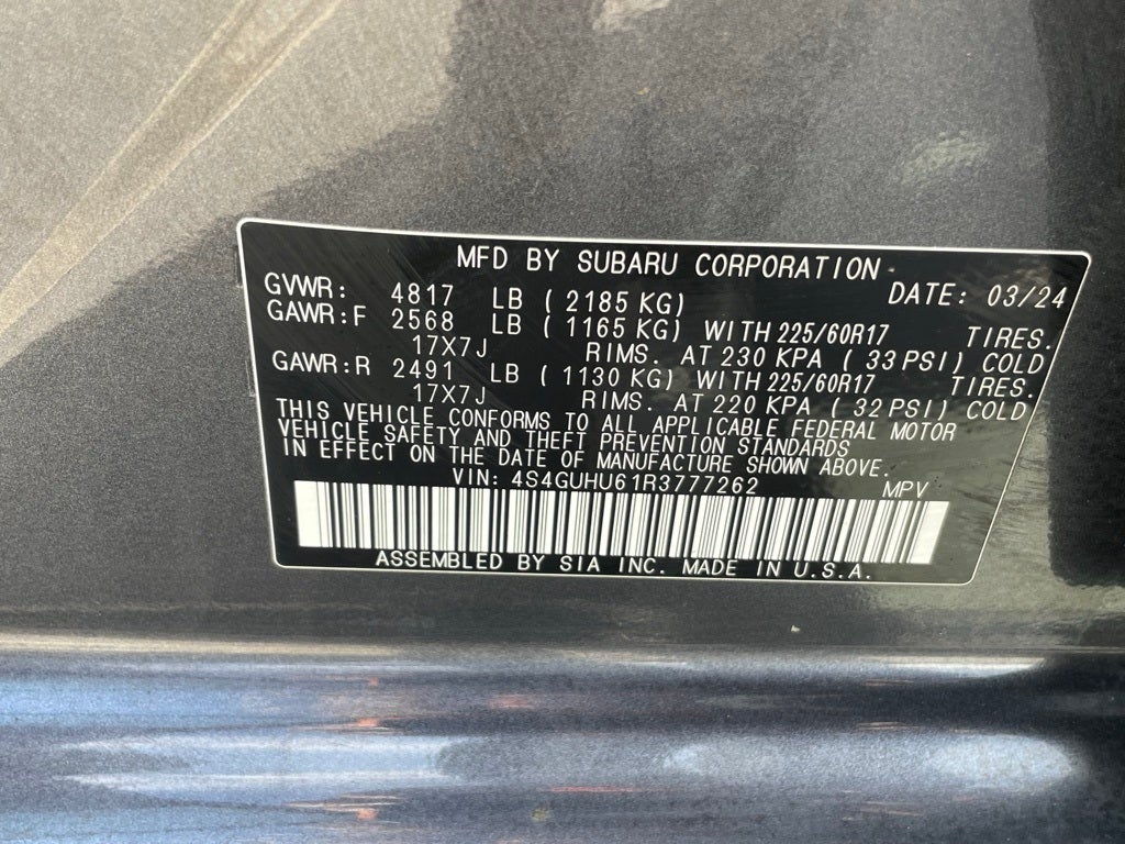 2024 Subaru Crosstrek Wilderness - 9.3 INCH GROUND CLEARANCE / X-MODE