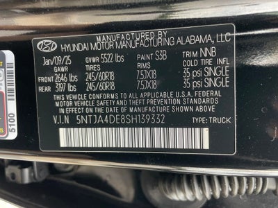 2025 Hyundai Santa Cruz SE