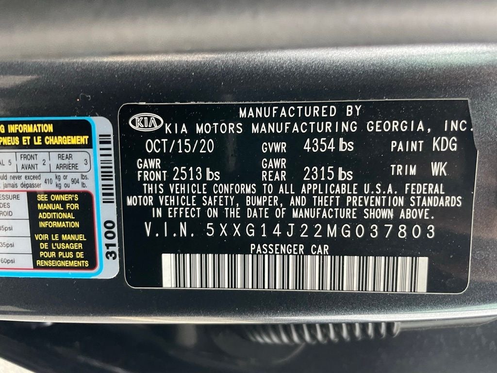 2021 Kia K5 LXS - PUSH BUTTON START / BLIND SPOT AVOIDANCE