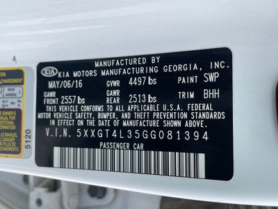 2016 Kia Optima LX