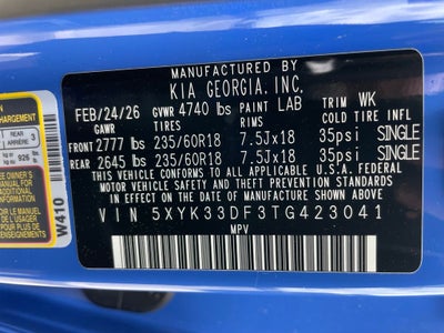 2026 Kia Sportage EX