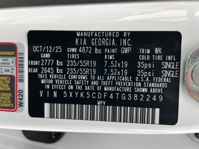 2026 Kia Sportage SX-Prestige - CARMINE RED INTERIOR COLOR PKG