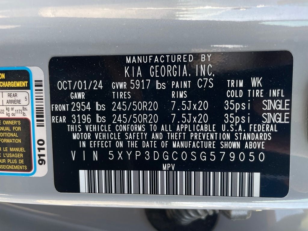 2025 Kia Telluride EX X-Line - KIA CERTIFIED / POWER MOONROOF