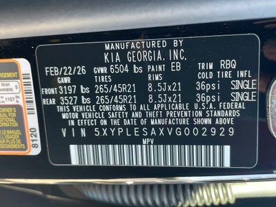 2027 Kia Telluride Hybrid X-Line SX Prestige