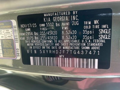 2026 Kia Sorento X-Line EX