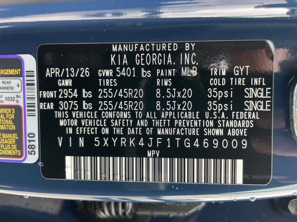 2026 Kia Sorento SX