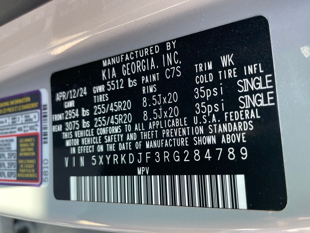 2024 Kia Sorento X-Line SX Prestige - KIA CERTIFIED / HEATED REAR SEATS