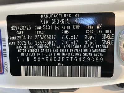 2026 Kia Sorento X-Pro SX Prestige