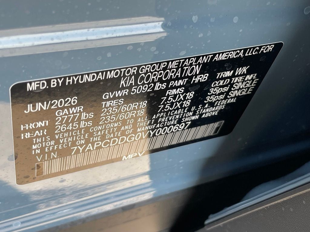 2027 Kia Sportage Hybrid EX