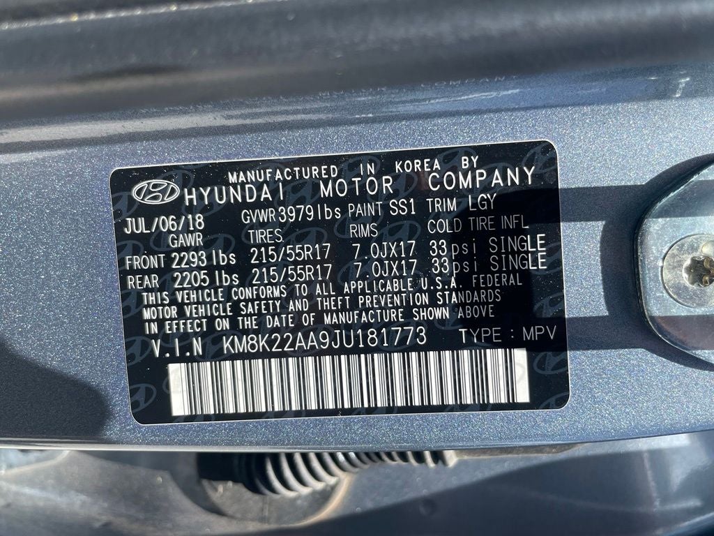 2018 Hyundai Kona SEL - PUSH BUTTON START / APPLE CARPLAY