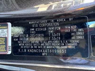 2026 Kia Carnival Hybrid EX