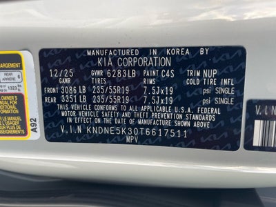 2026 Kia Carnival SX