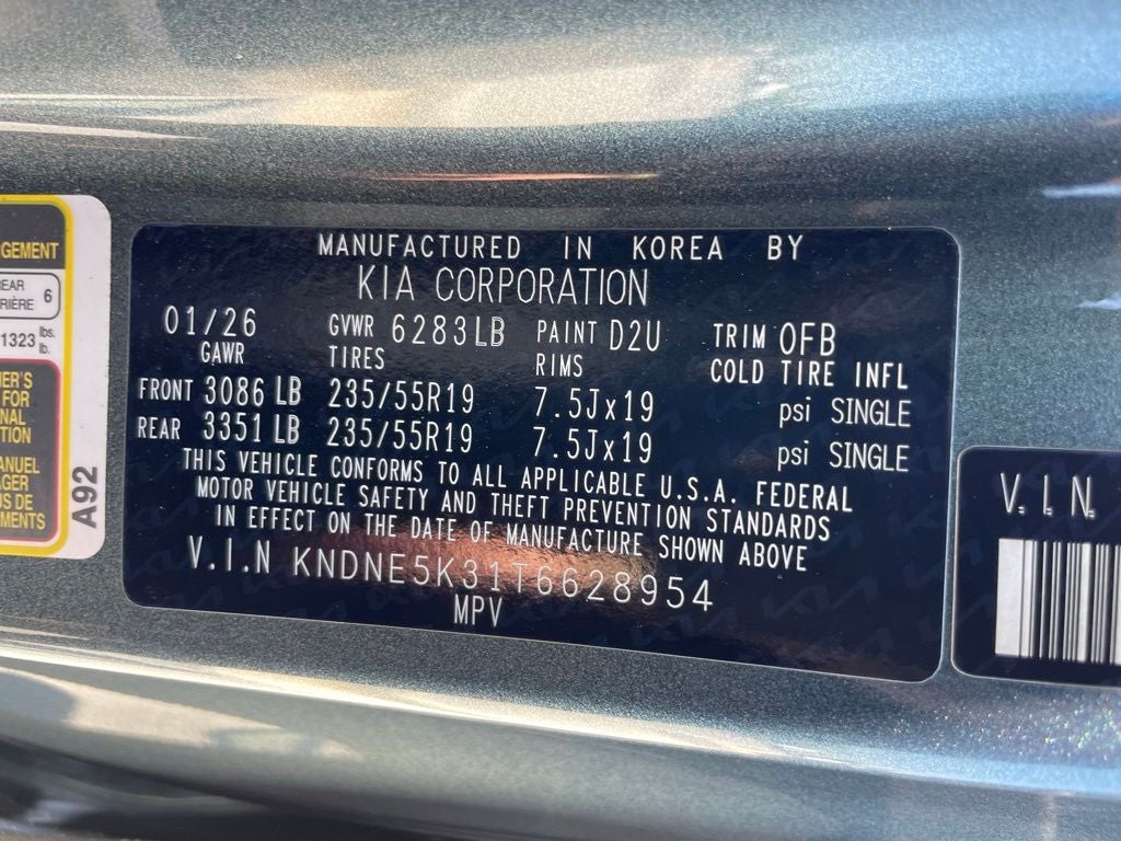 2026 Kia Carnival SX Prestige