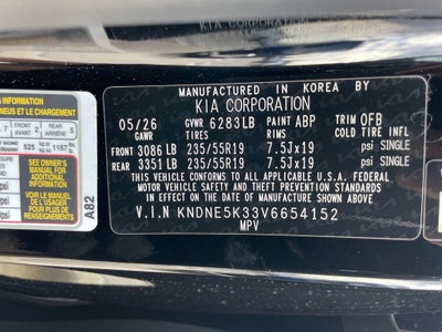 2027 Kia Carnival SX Prestige