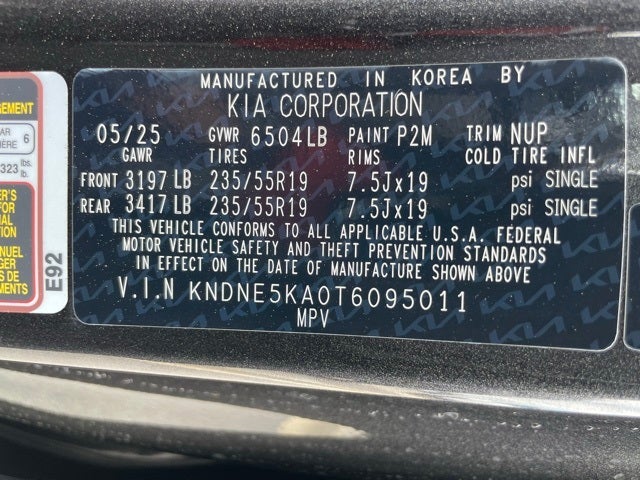 2026 Kia Carnival Hybrid SX