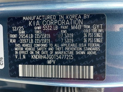 2026 Kia Sorento Hybrid EX