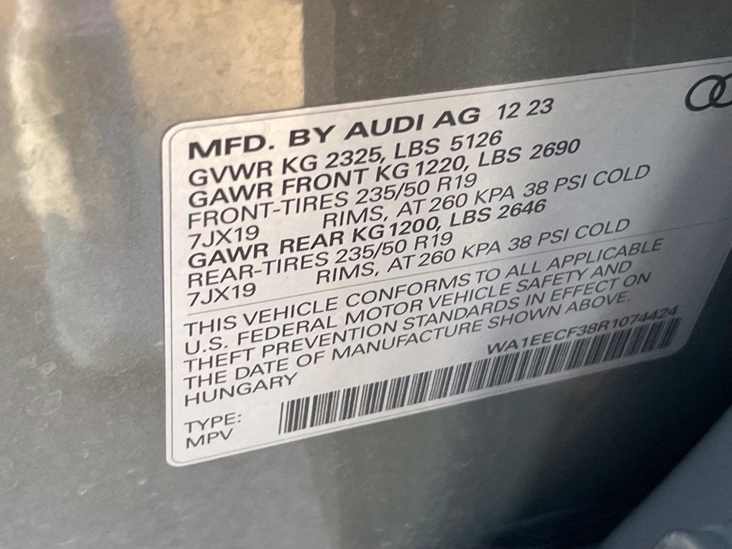2024 Audi Q3 Premium Plus S Line quattro