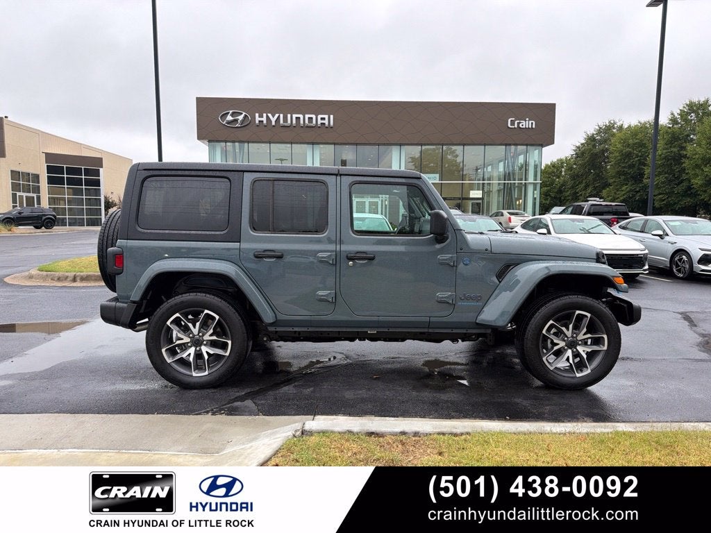 2024 Jeep Wrangler Sport S 4xe 49 MPGe, Hard Top, Heated Seats, Clean CarFax, One