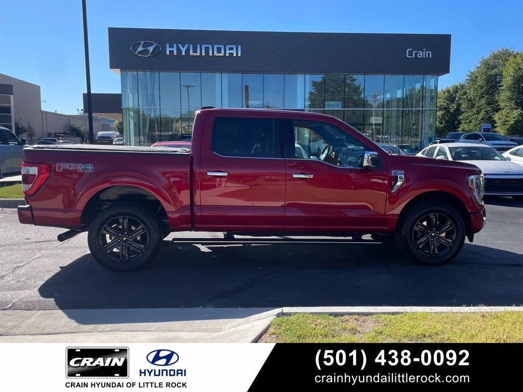 2021 Ford F-150 Platinum Clean CarFax, Pano Moonroof, Leather