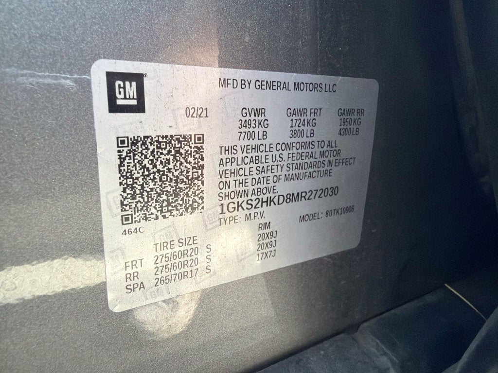 2021 GMC Yukon XL AT4 Pano Roof, Bucket Seats, Power Boards, DVD's