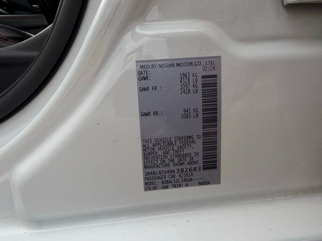 2024 Nissan Altima 2.5 SR