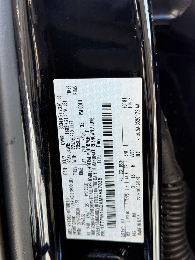 2021 Ford F-150 Lariat