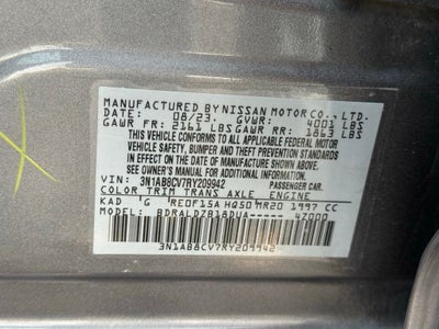 2024 Nissan Sentra SV