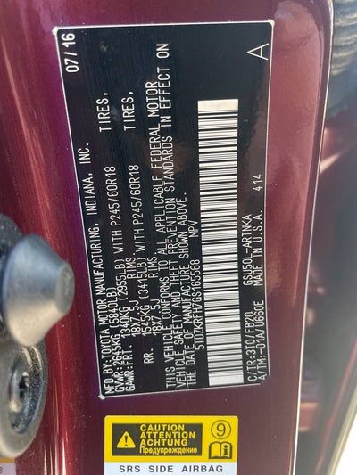 2016 Toyota Highlander LE V6