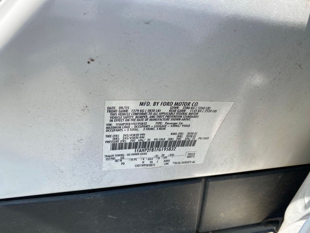 2015 Ford Taurus Limited