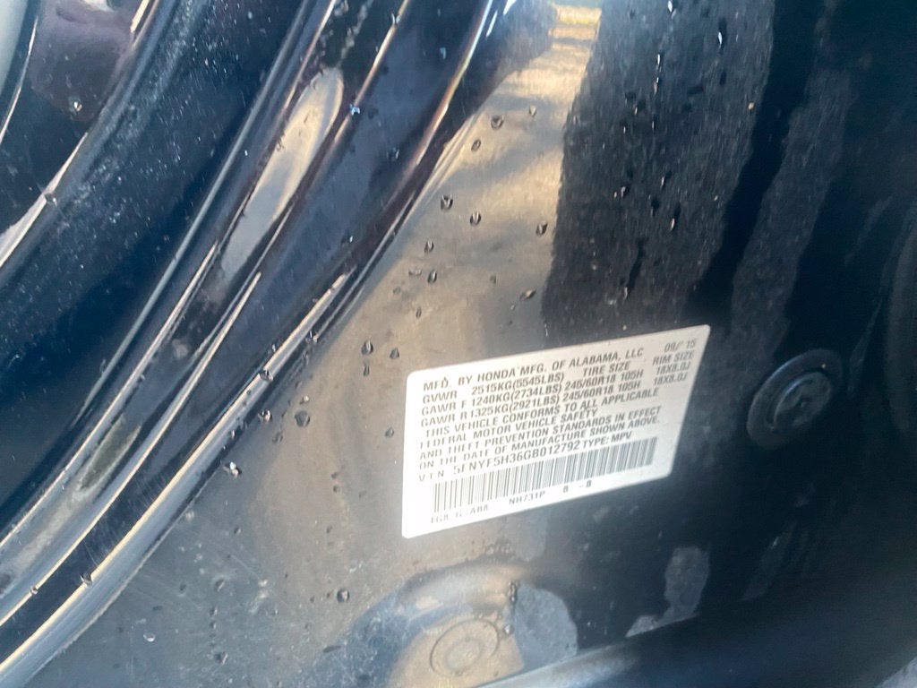 2016 Honda Pilot EX
