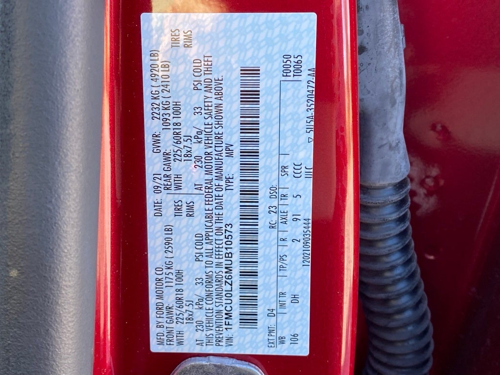 2021 Ford Escape Plug-In Hybrid Titanium PREMIUM PKG. CLEAN 1 OWNER CARFAX