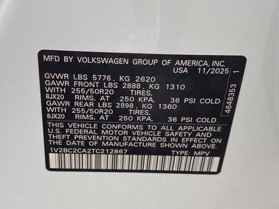 2026 Volkswagen Atlas Cross Sport SEL