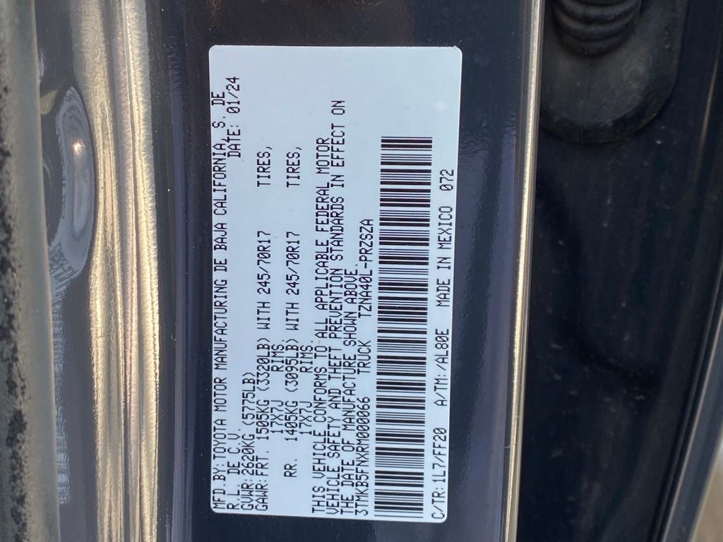 2024 Toyota Tacoma SR5