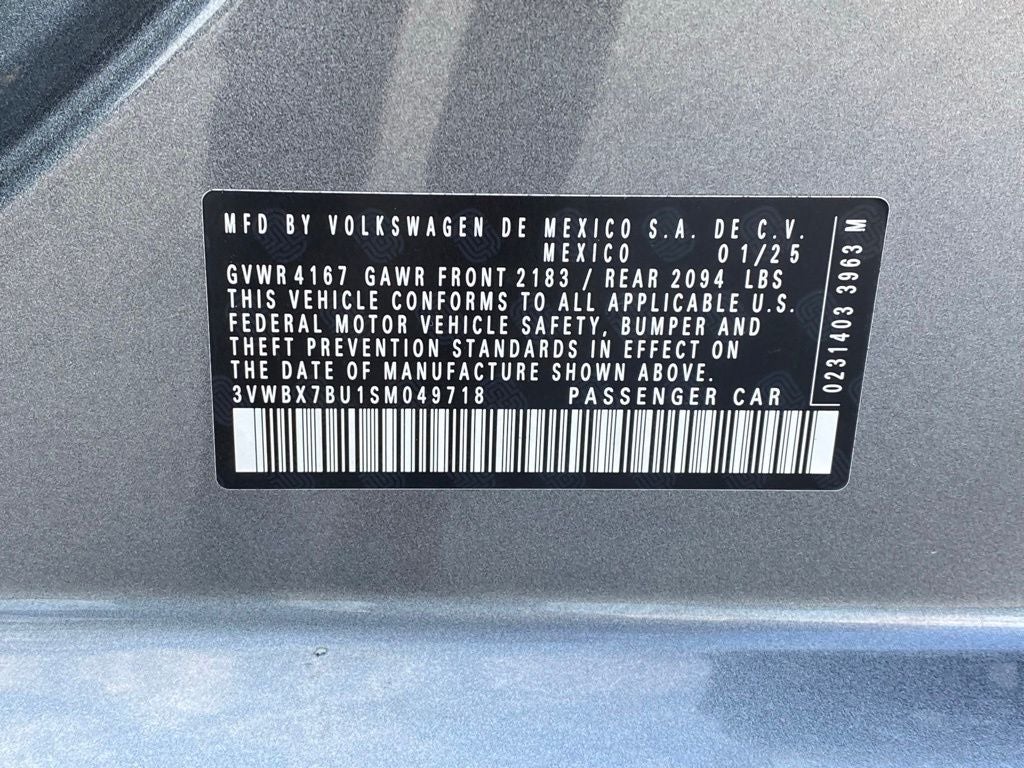 2025 Volkswagen Jetta 1.5T Sport