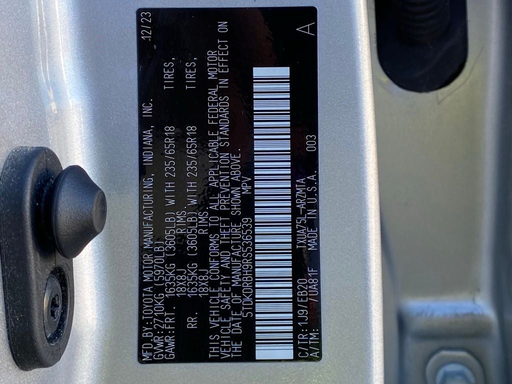 2024 Toyota Highlander LE ALL WHEEL DRIVE