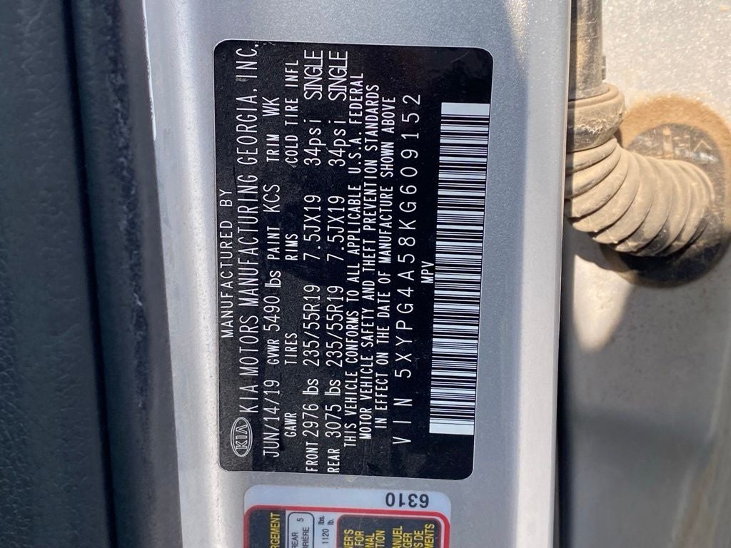 2019 Kia Sorento S