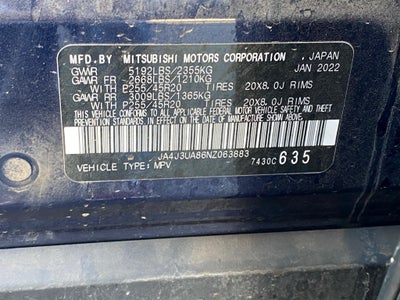 2022 Mitsubishi Outlander SE