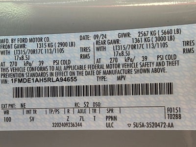 2024 Ford Bronco Black Diamond SASQUATCH PKG