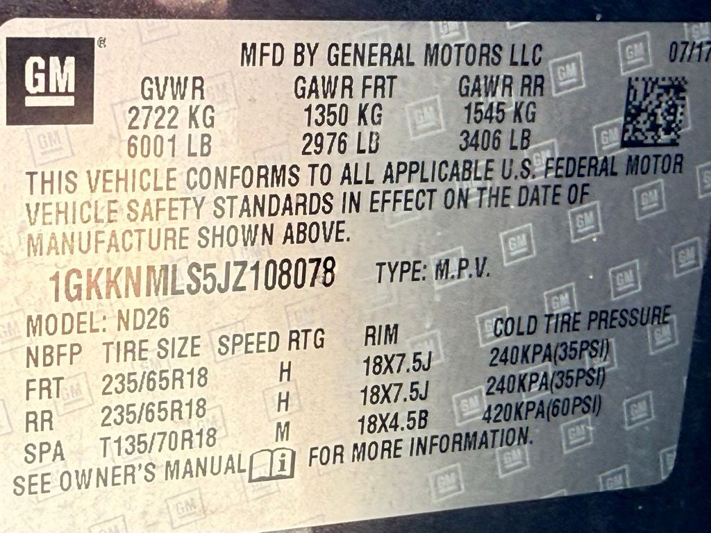 2018 GMC Acadia SLT-1