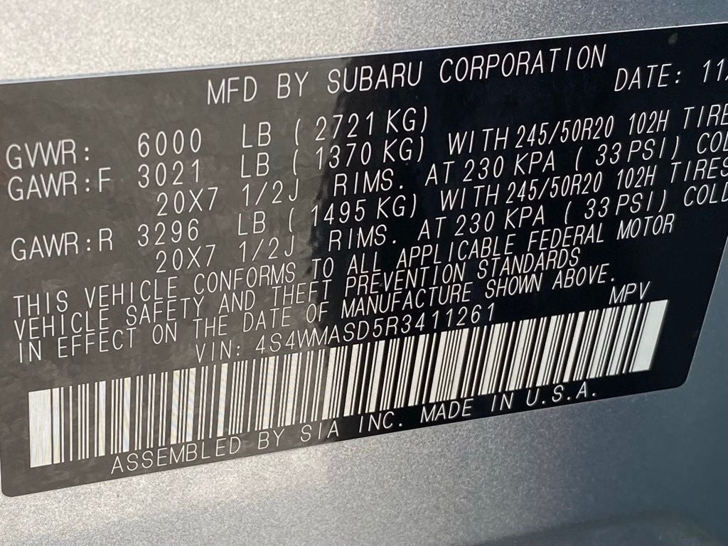 2024 Subaru Ascent Limited